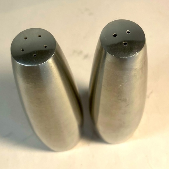 Vintage Dansk Design Jens Quistgaard Salt and Pepper Shakers, Stainless Steel - Picture 3 of 9
